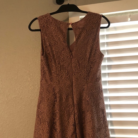Mauve Lace Dress - Picture 6 of 6